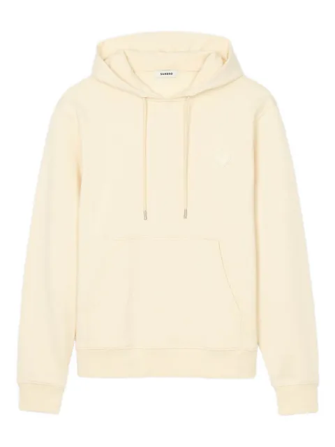 SANDRO heart drawstring hoodie