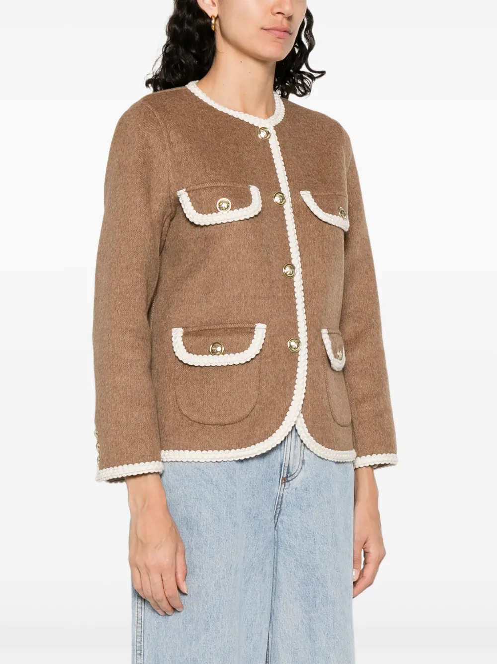 SANDRO Button-down jack Bruin