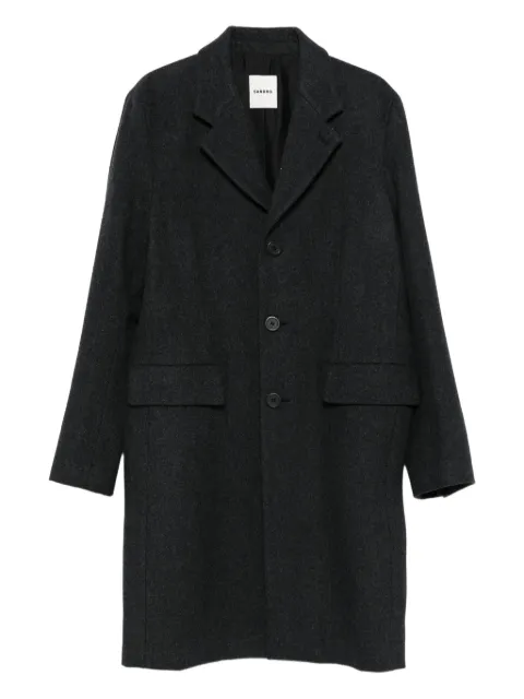 SANDRO three-button wool coat