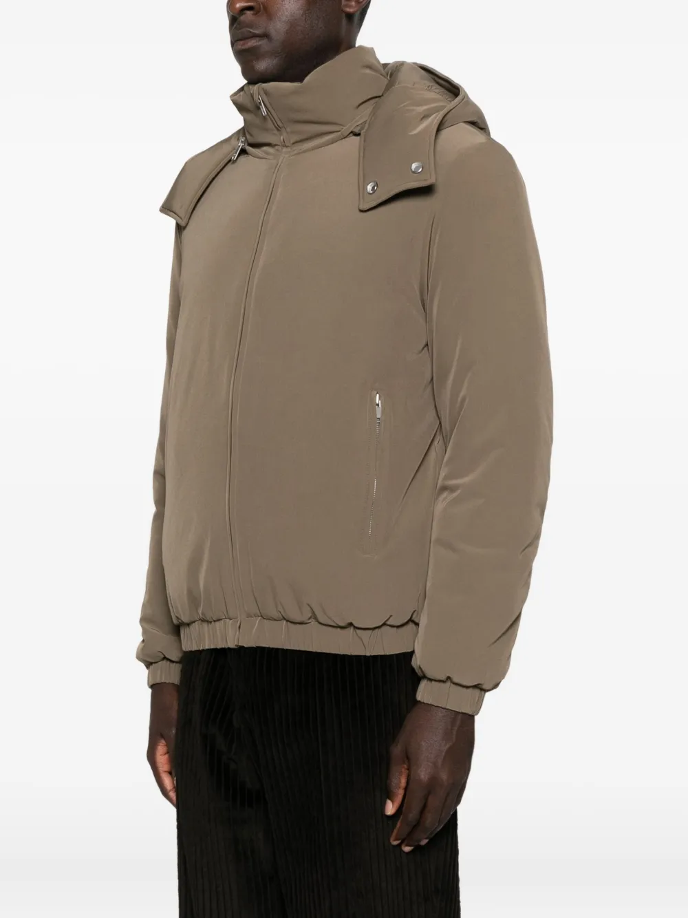 SANDRO Jack met capuchon Bruin