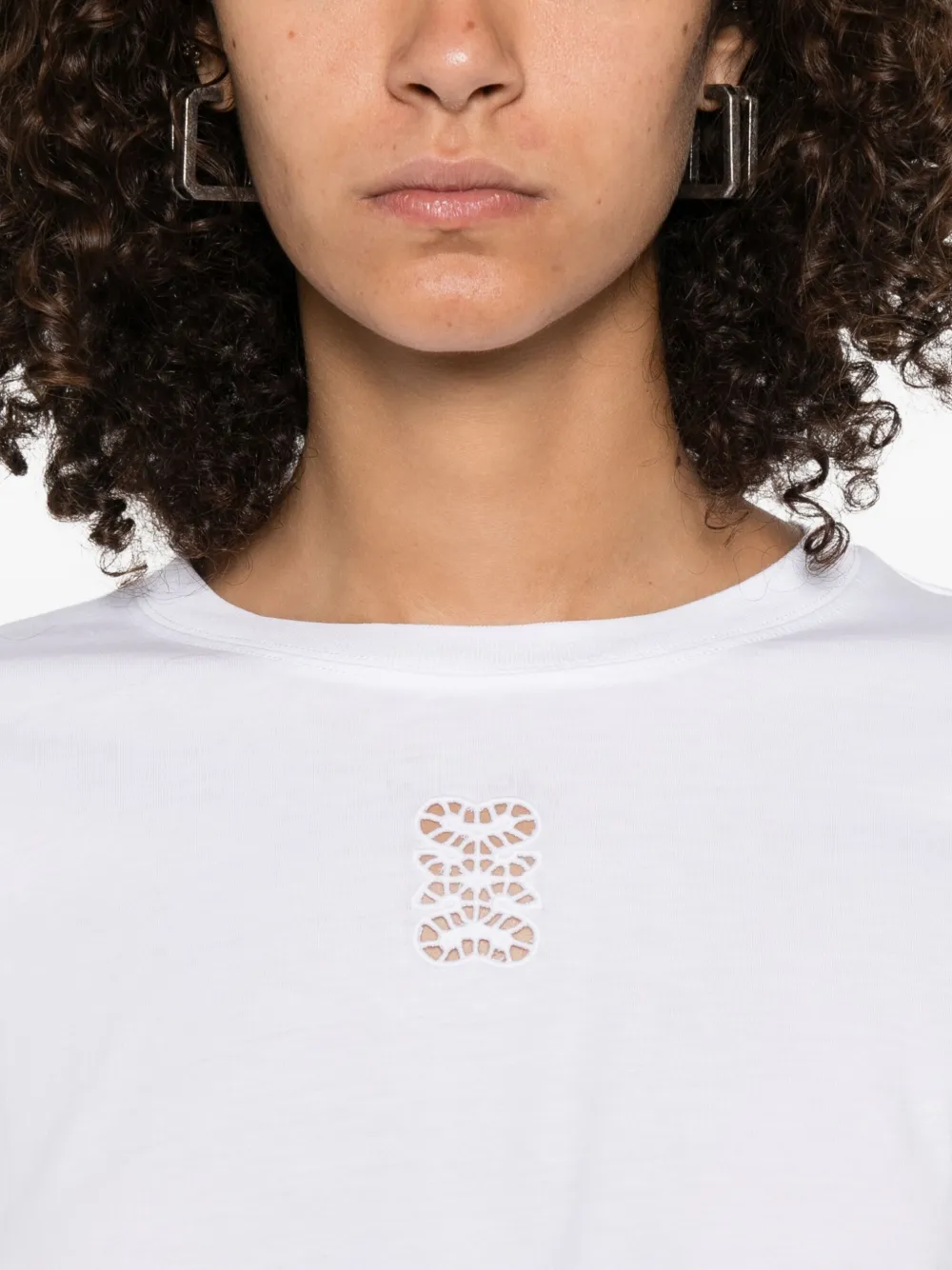 Sandro Klassisches Langarmshirt In White
