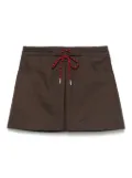 SANDRO layered shorts - Brown