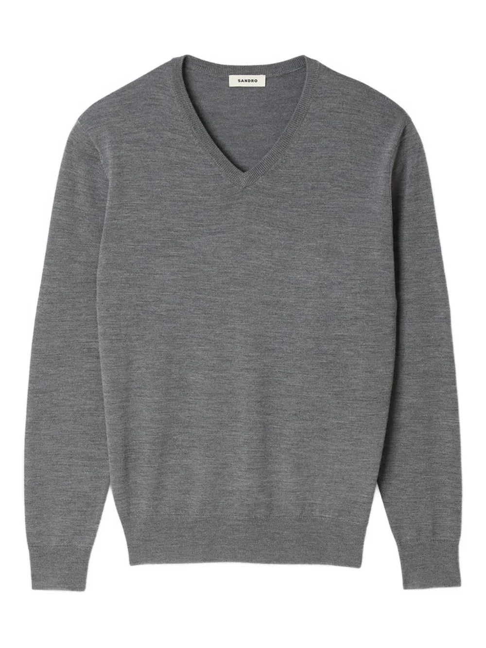V-neck wool sweater