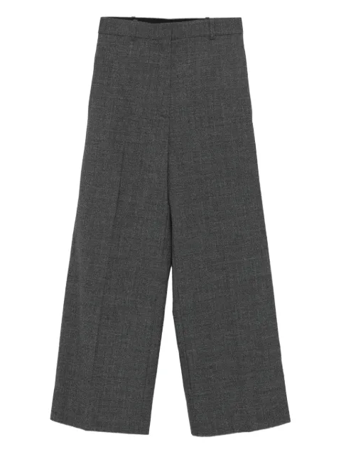 SANDRO pantalones de vestir con diseño plano