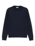 SANDRO crew-neck sweatshirt - Blue