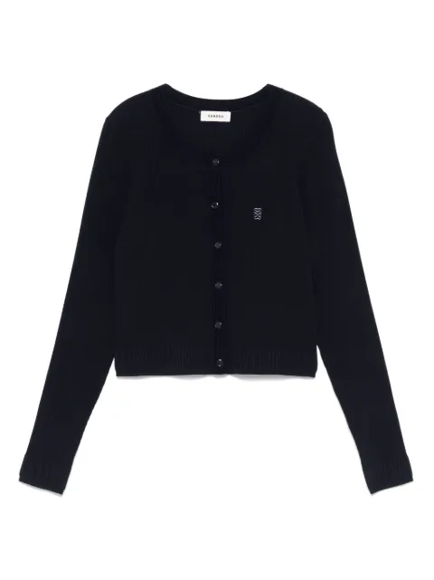 SANDRO crew-neck cardigan