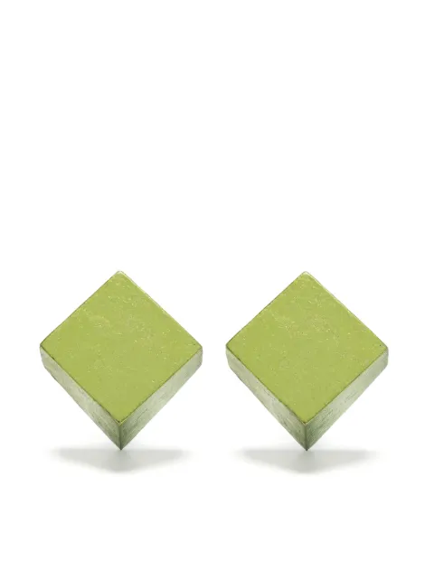Monies aretes con diseño geométrico