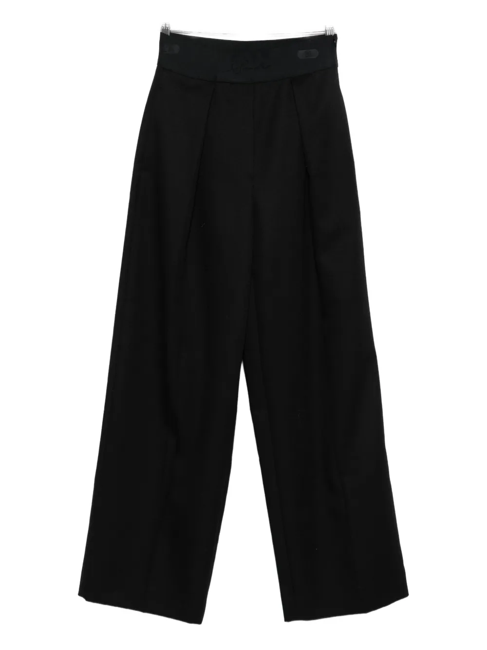 SANDRO pleated-front trousers | Black | Image 1