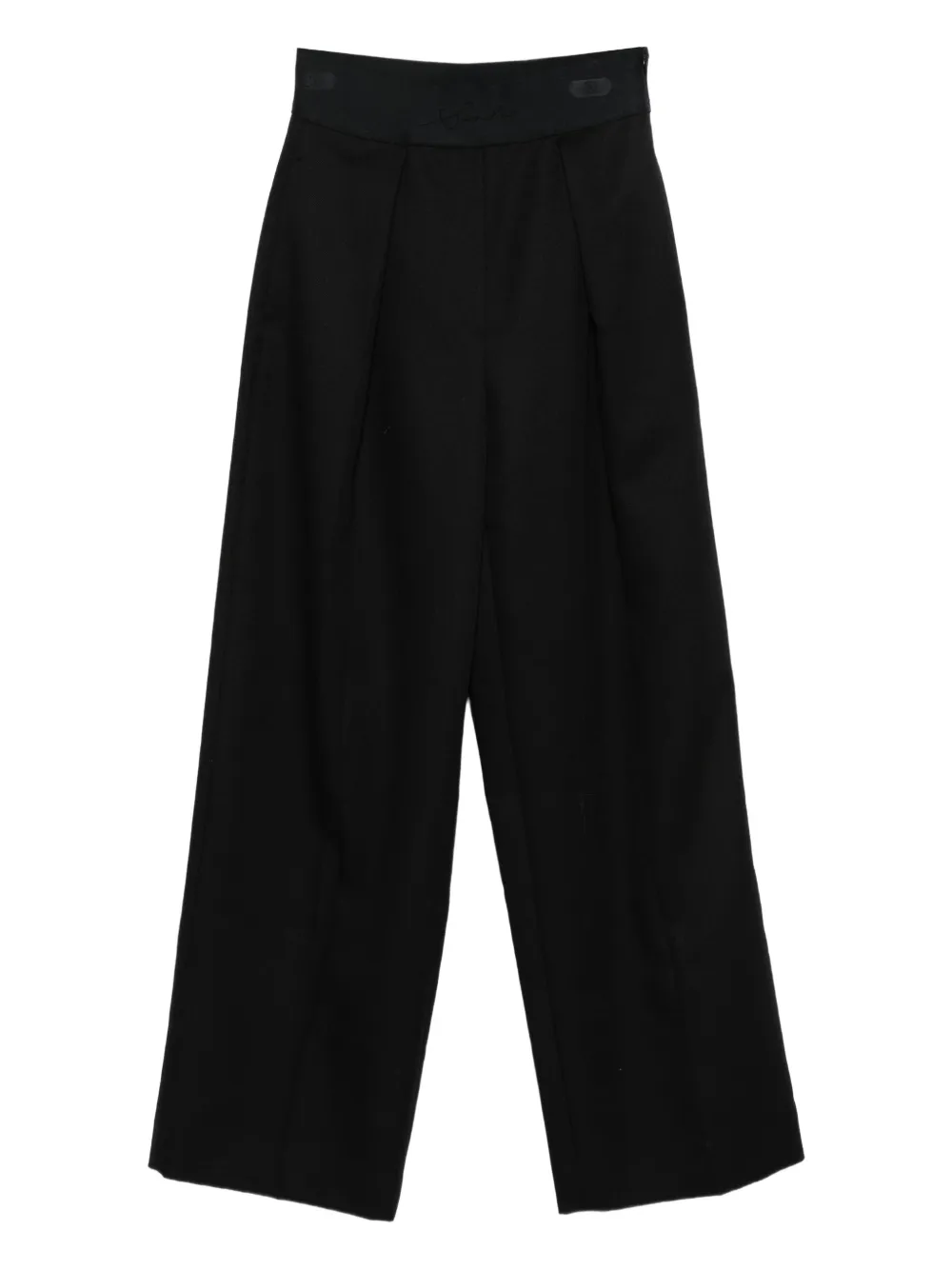 SANDRO pleated-front trousers | Black | Image 1