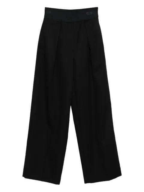 SANDRO pleated-front trousers