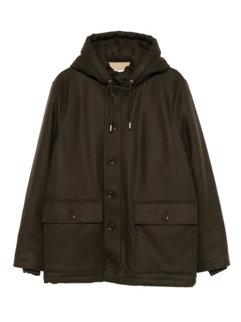 SANDRO hooded parka coat
