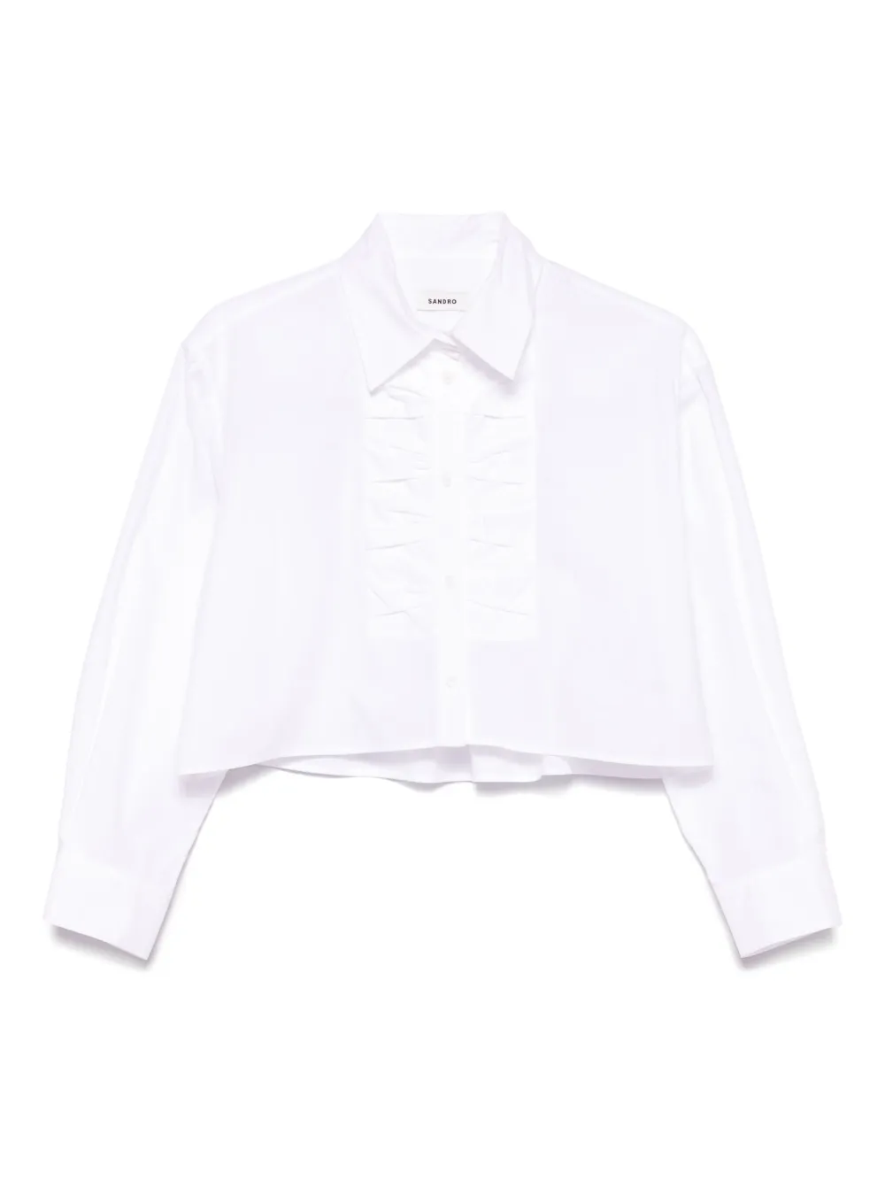 SANDRO camisa de algodón | blanco | Image 1
