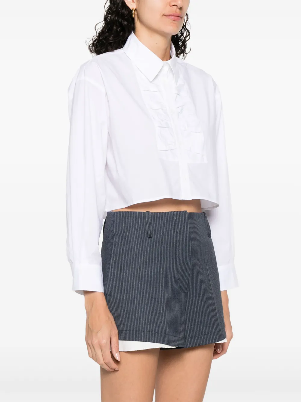 SANDRO Katoenen blouse Wit