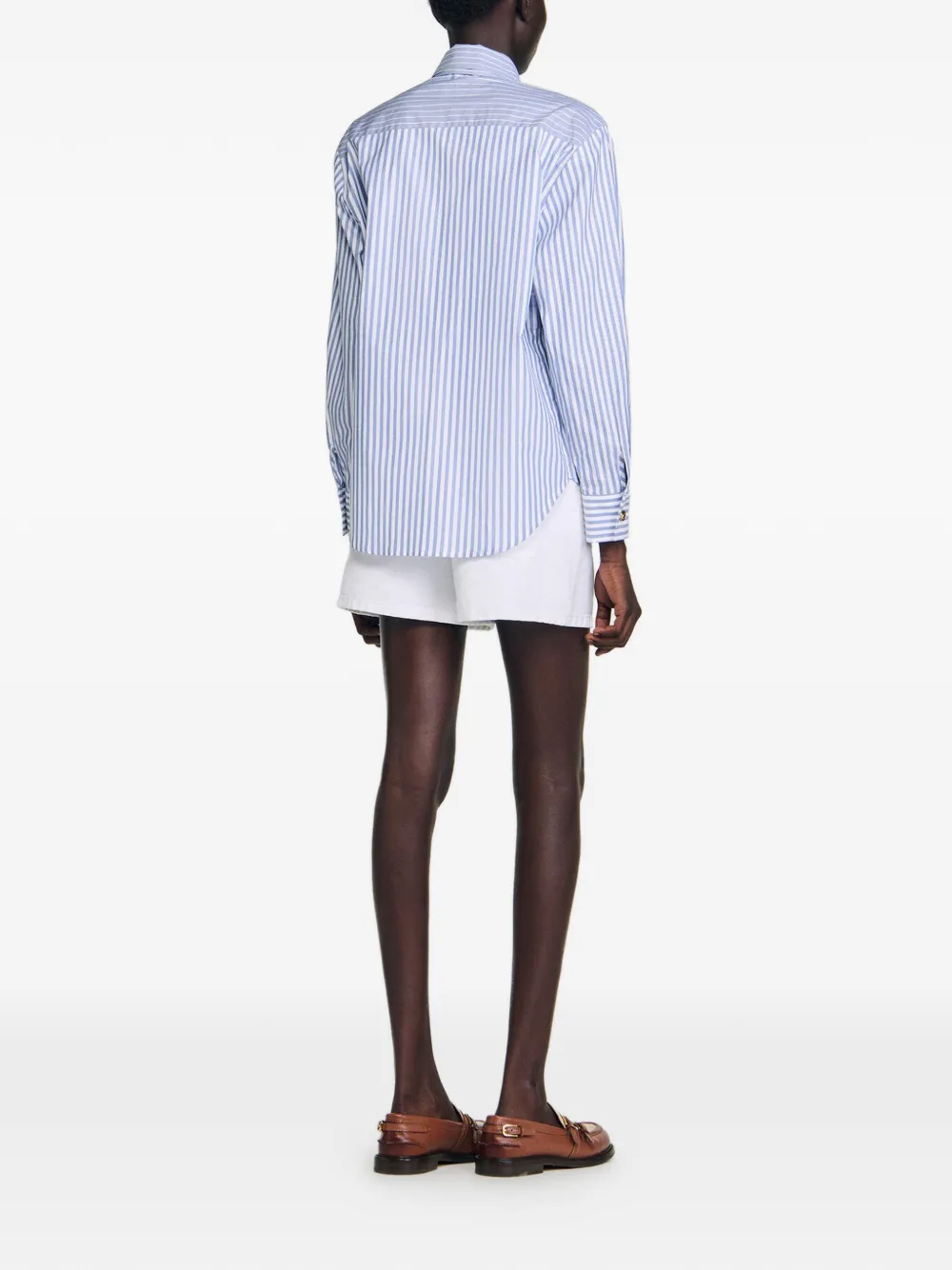  Sandro Camicia A Righe - Blu 