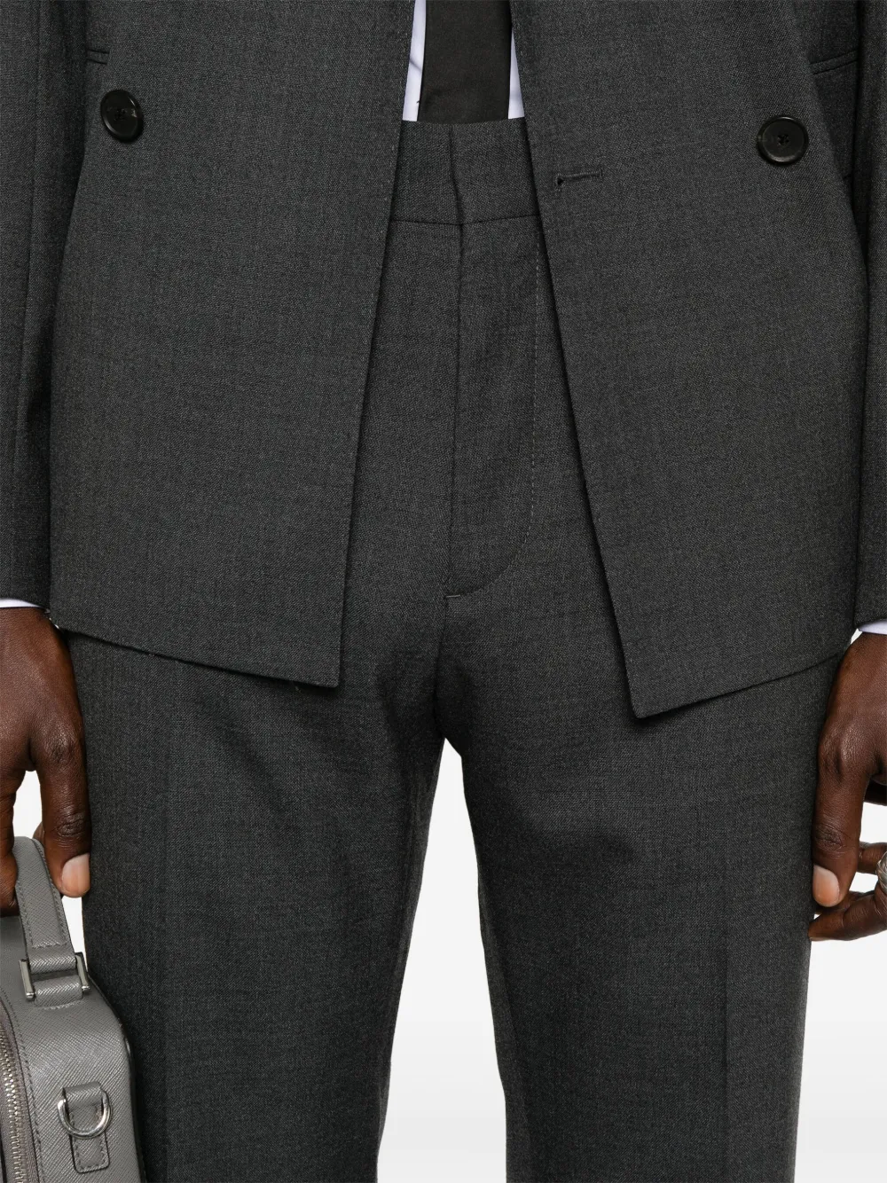 SANDRO Straight broek Grijs