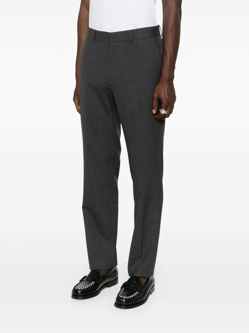 SANDRO Straight broek Grijs