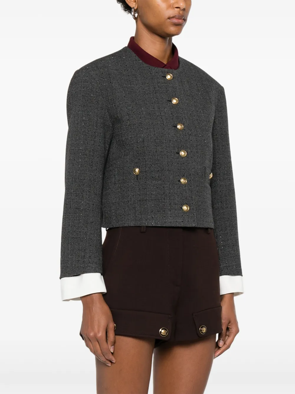 SANDRO Cropped jack Grijs