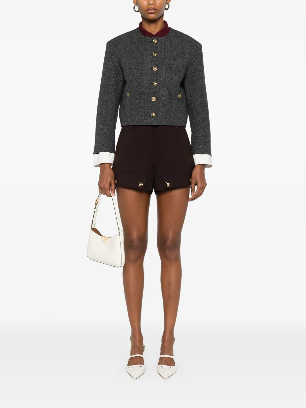 SANDRO Cropped jack Grijs