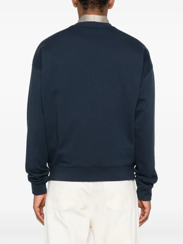 sandro ロゴスウェットシャツ SANDRO ロゴ スウェットシャツ | ブルー | FARFETCH JP