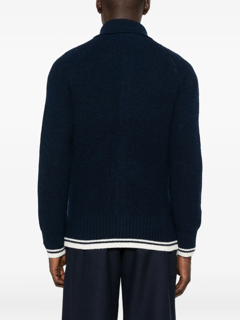 SANDRO Wollen vest Blauw