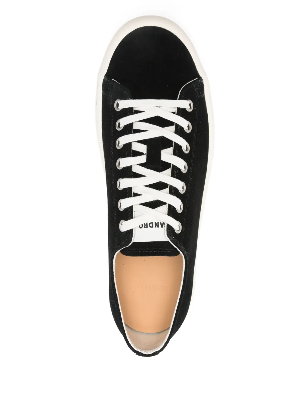 SANDRO Suède sneakers Zwart