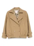 SANDRO short trench coat - Neutrals
