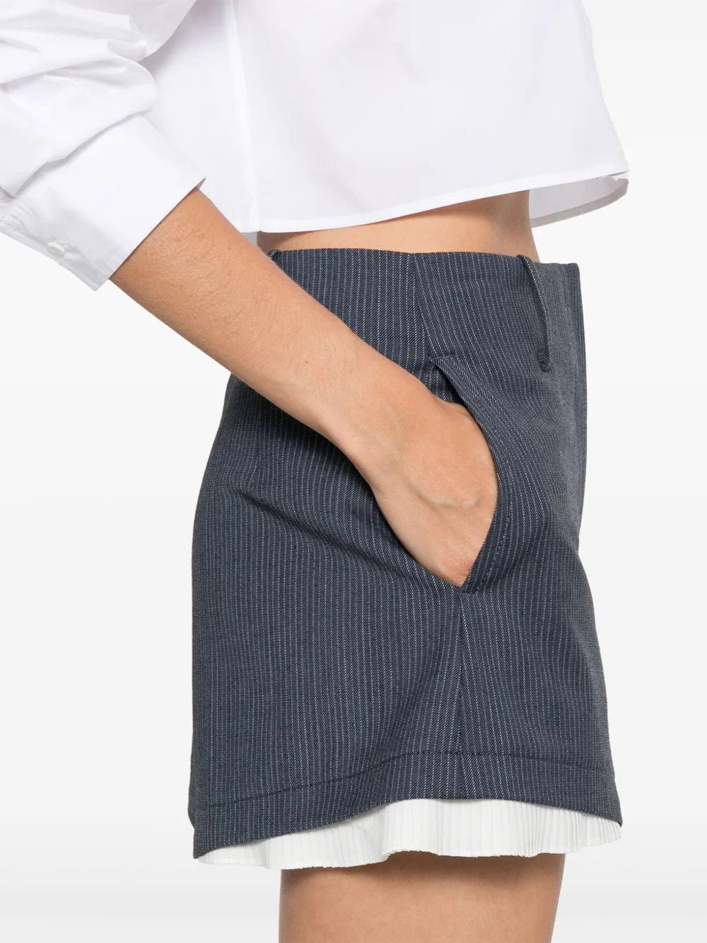SANDRO Shorts Blauw