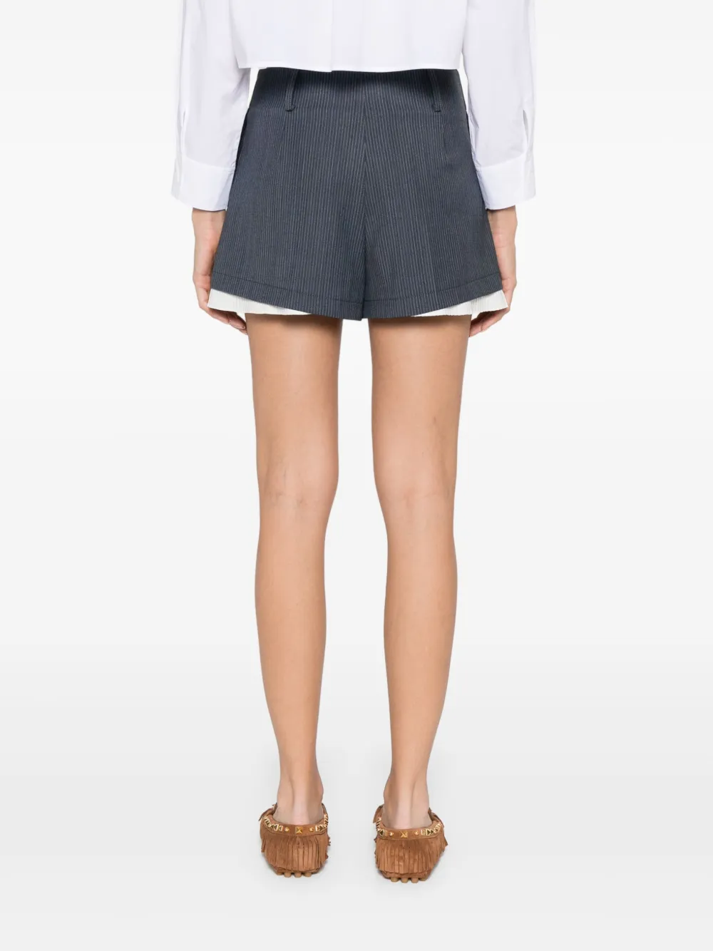 SANDRO Shorts Blauw