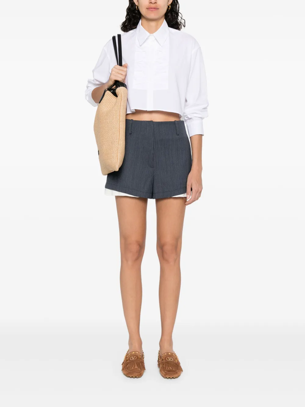 SANDRO Shorts Blauw