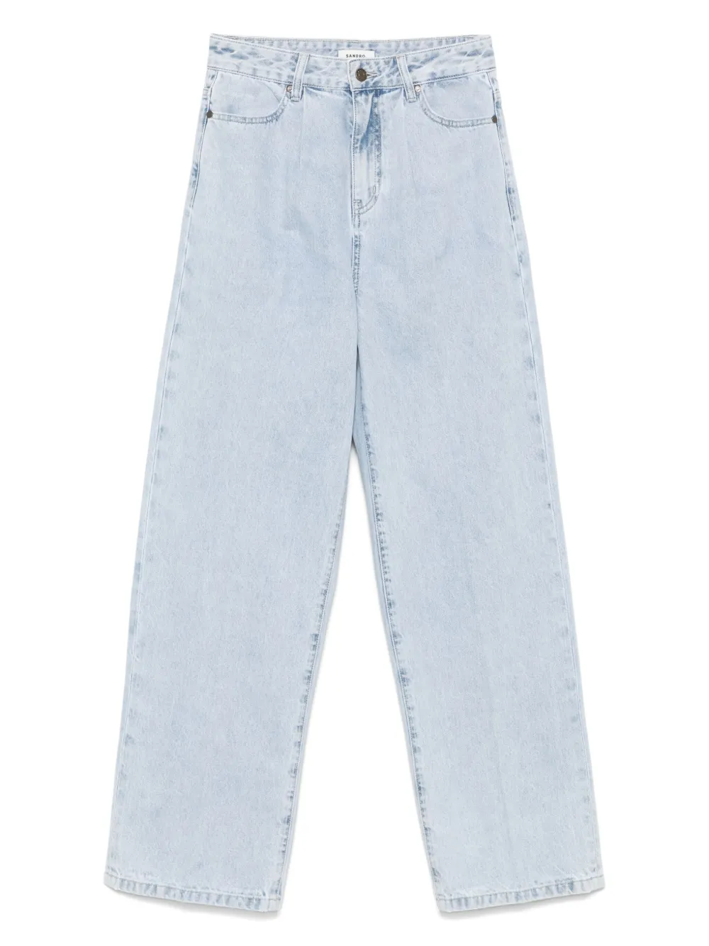 SANDRO Jeans met logopatch Blauw
