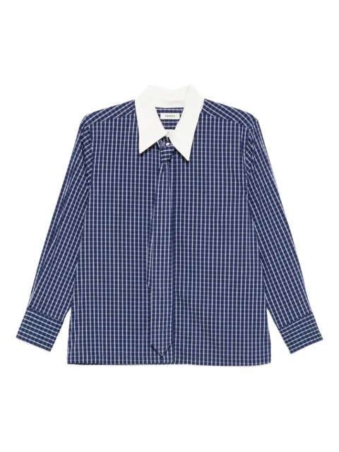 SANDRO blusa con moño en el cuello