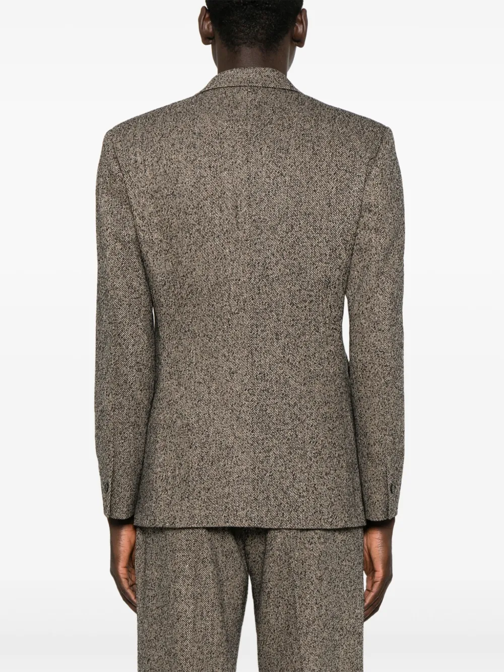 SANDRO Blazer met enkele rij knopen Bruin