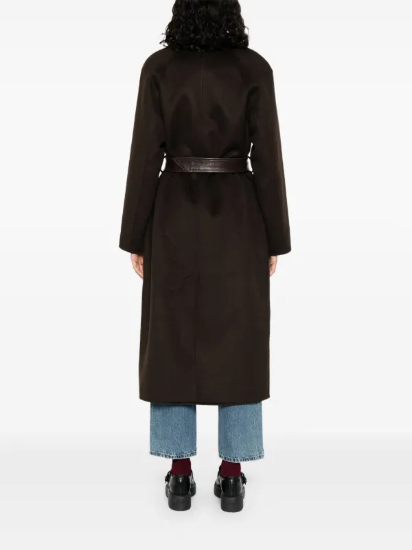 SANDRO ダブルコート | ブラウン | FARFETCH JP