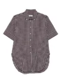 SANDRO check-print shirt - Brown