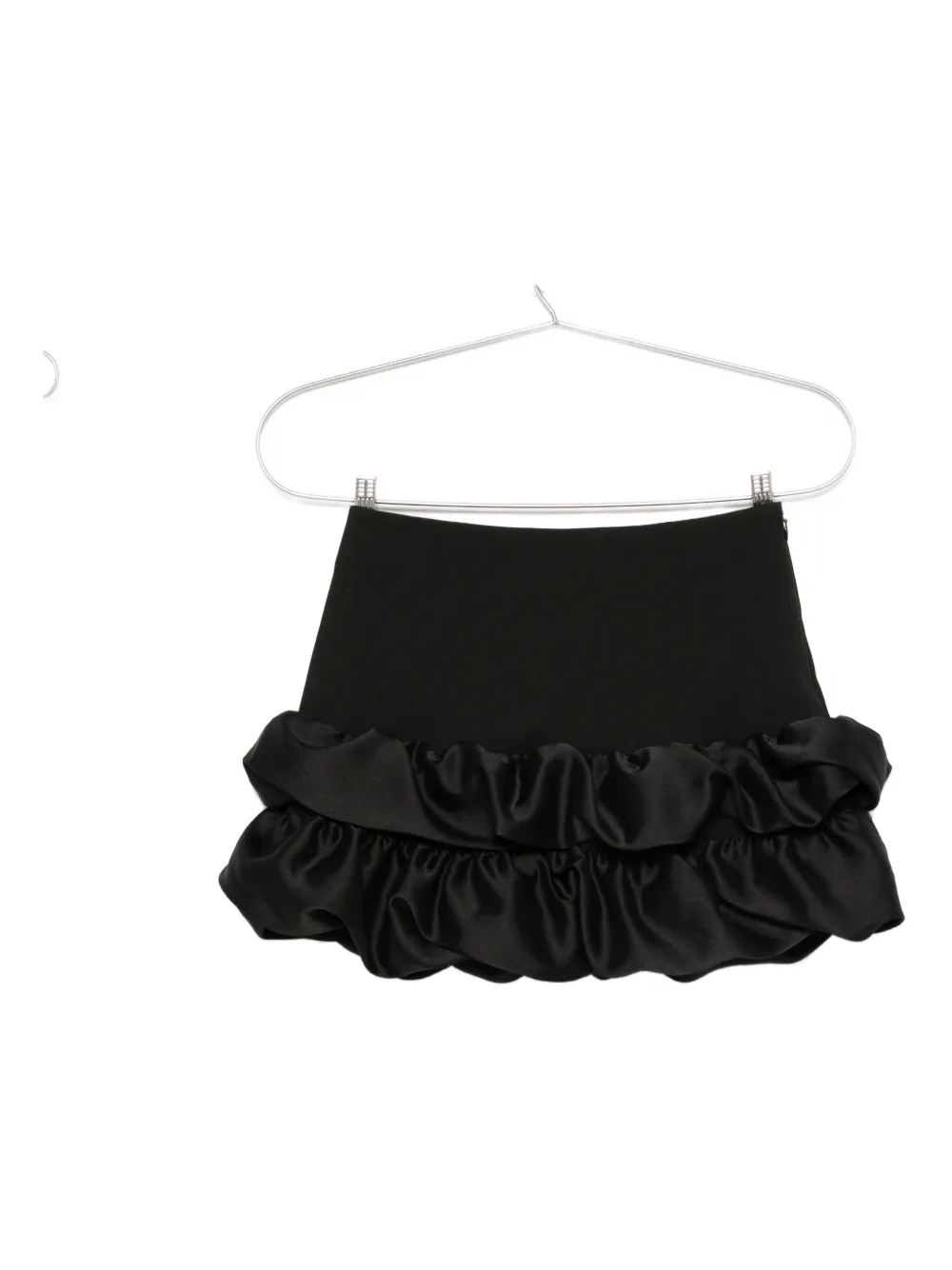 SANDRO Minigonna con ruches - Nero