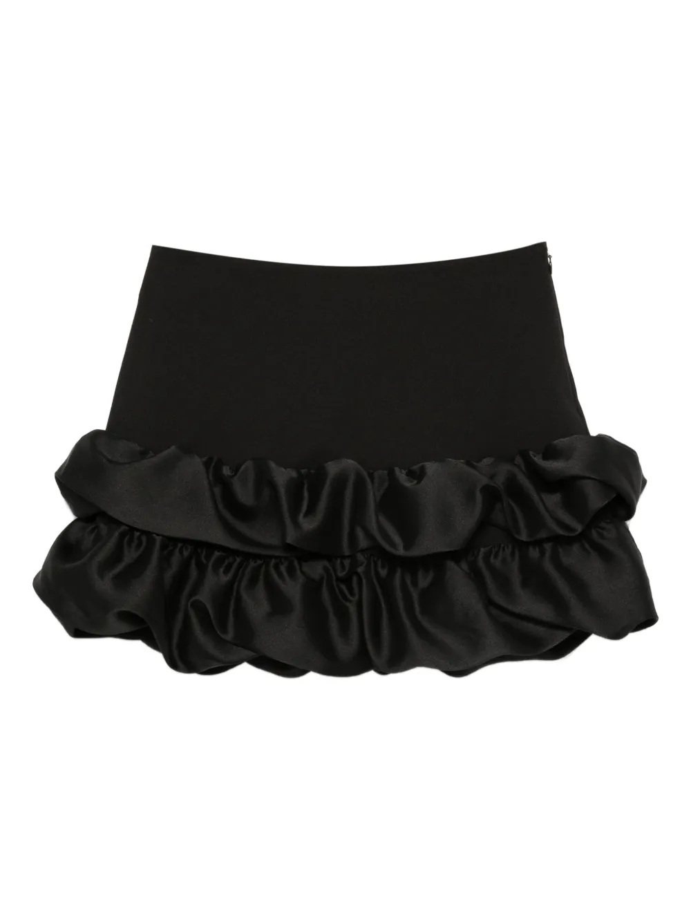 SANDRO Mini-rok met franje Zwart