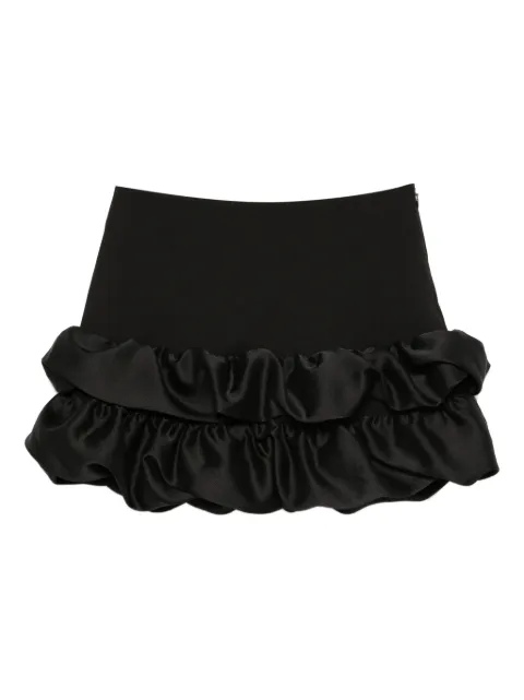 SANDRO frilled-hem mini skirt
