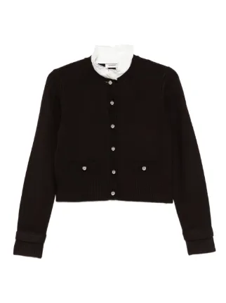 SANDRO ボタン カーディガン | ブラウン | FARFETCH JP