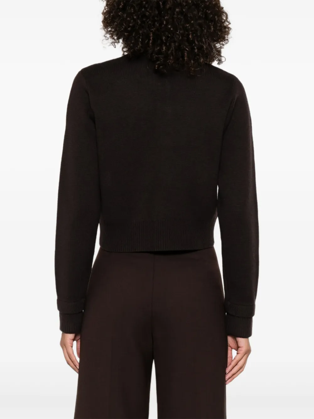 SANDRO Vest met knoopsluiting Bruin