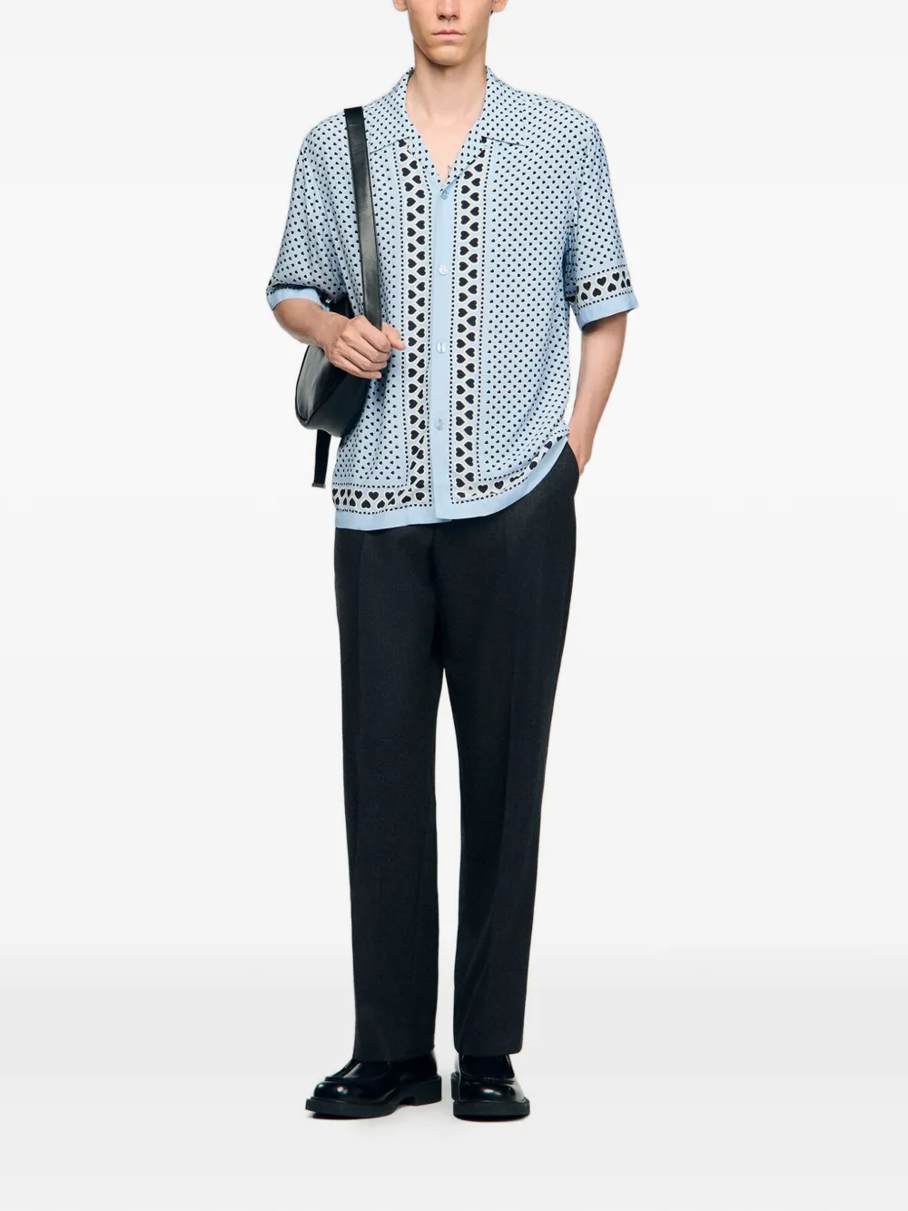  Sandro Camiseta Heart - Azul 