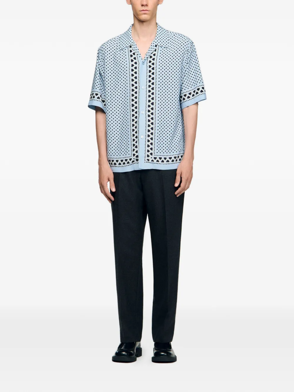  Sandro Camiseta Heart - Azul 