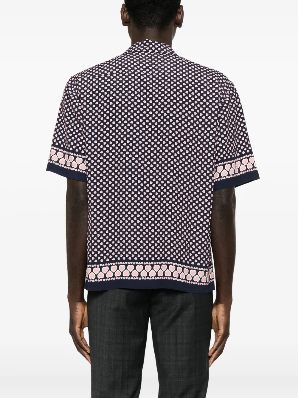SANDRO T-shirt met hartprint Blauw