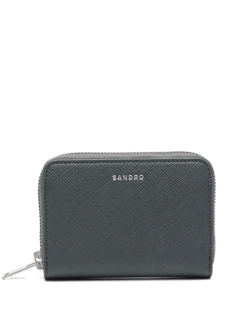 SANDRO cartera Saffiano | gris | Image 1