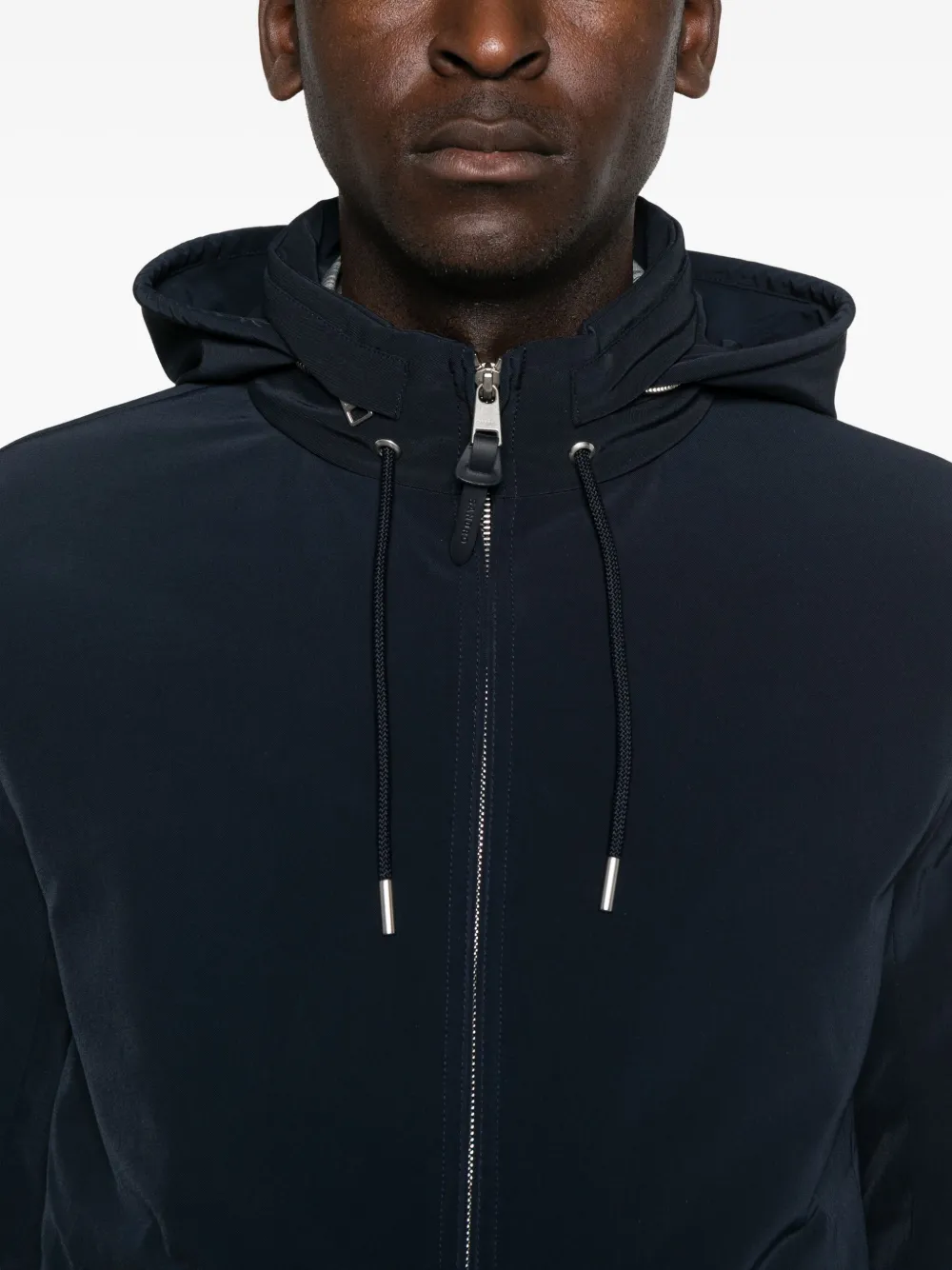 SANDRO Jack met capuchon en rits Blauw