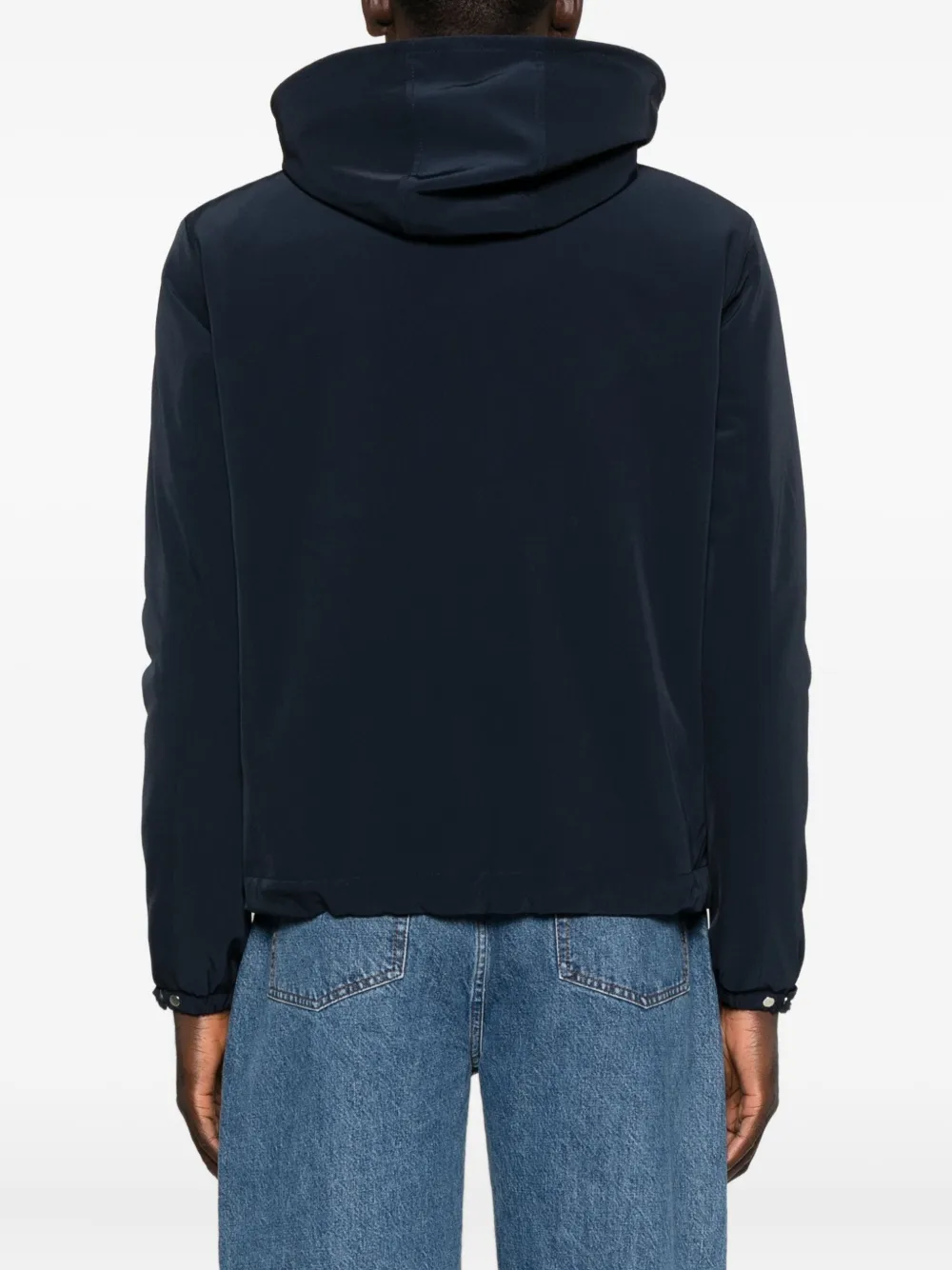 SANDRO Jack met capuchon en rits Blauw