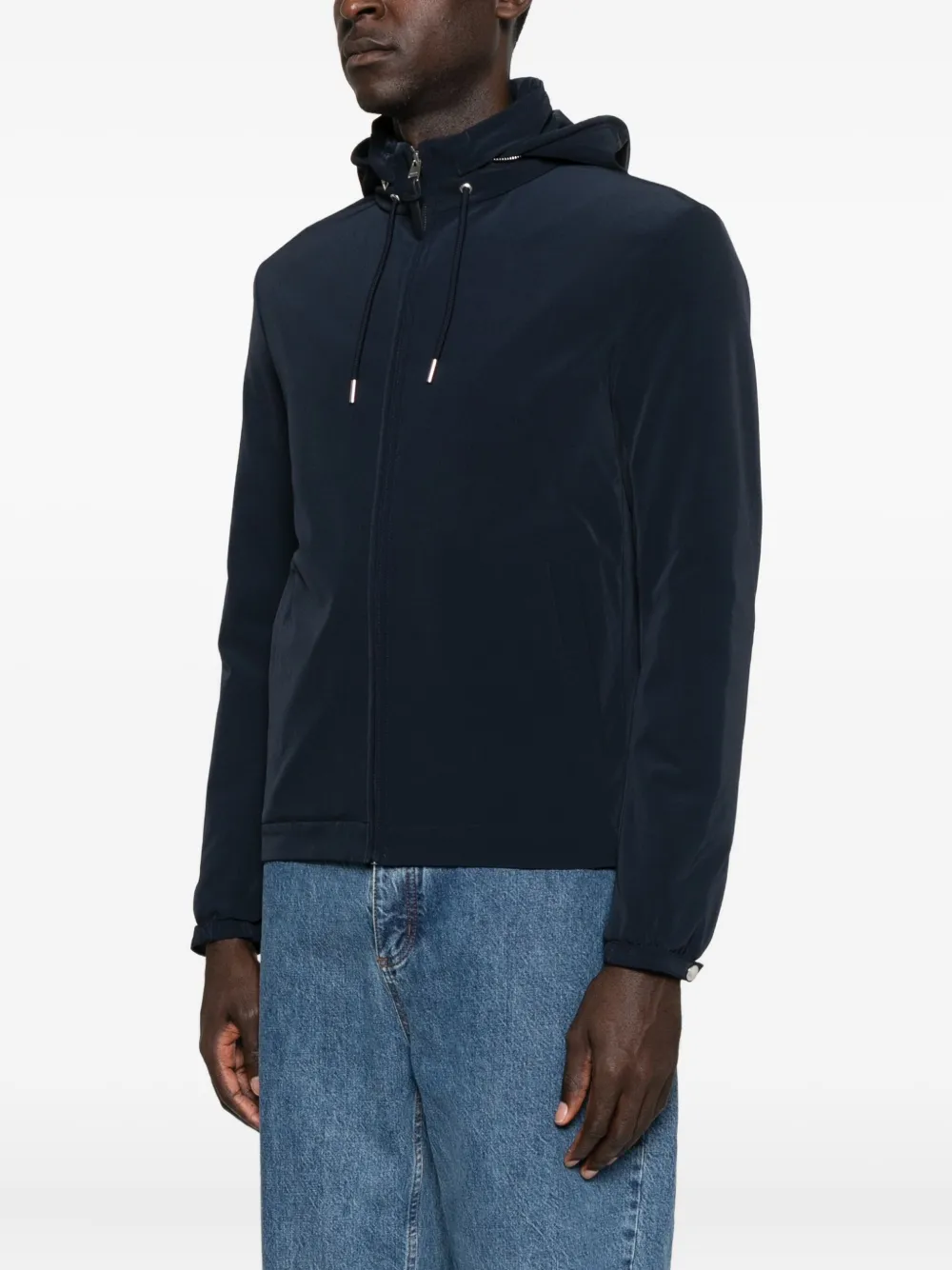 SANDRO Jack met capuchon en rits Blauw