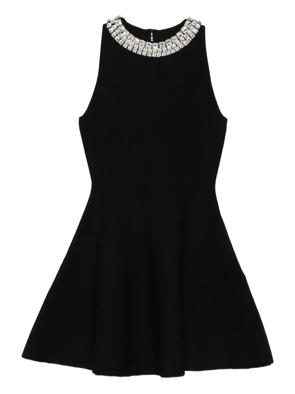 SANDRO vestido acampanado con apliques | negro | Image 1