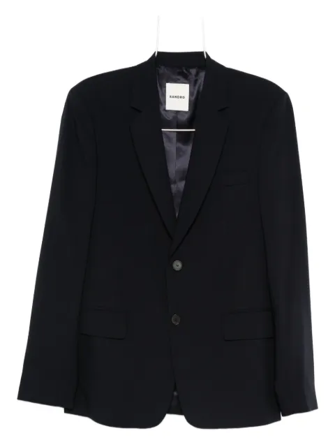 SANDRO two-button flap-pocket blazer