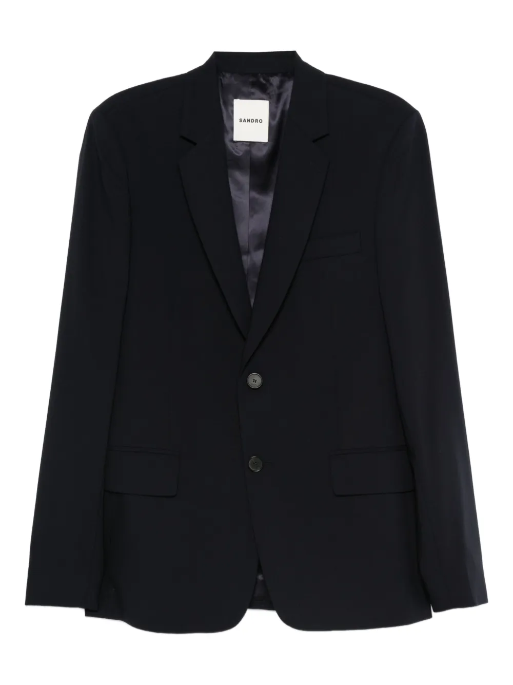SANDRO Blazer met klepzak en twee knopen Blauw