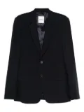 SANDRO two-button flap-pocket blazer - Blue
